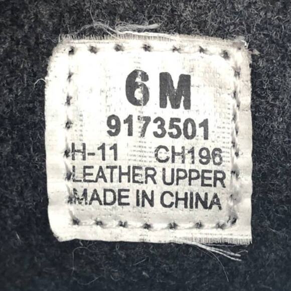 Sperry Black Gray Cream Leather Lace-Up Fold Over Wool Lined Acklin Boots Shoes - Picture 2 of 10